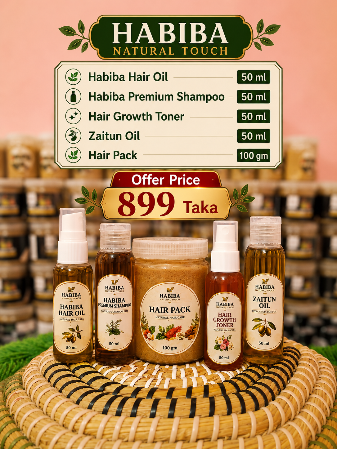Habiba Premium Hair Care Box